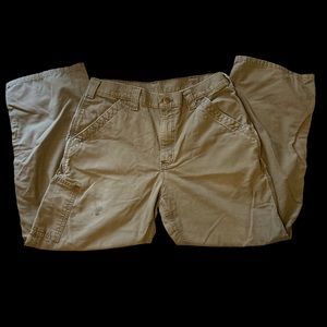 Carhartt Loose Original Fit Baggy Mens Jeans Tan 34x30